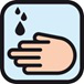 Handen wassen na gebruik.